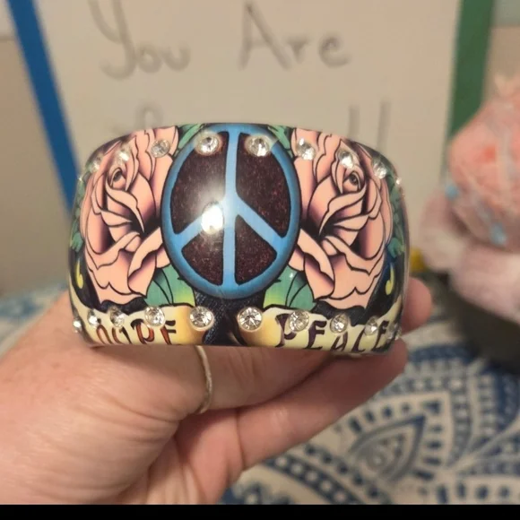 Colorful Peace and Striped Bangles - Picture 6 of 9